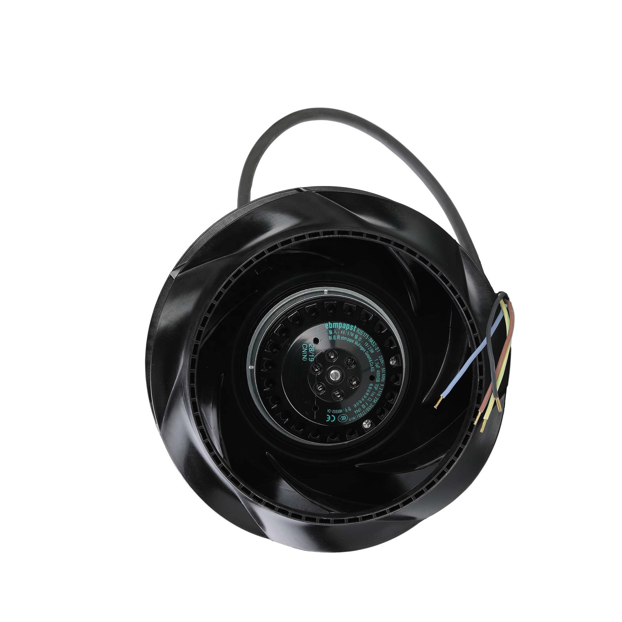 R2E175-RA52-01 Ebmapst Fan Centrifugal EBM-PAPST TYPE:R2E175-RA52-01 EBM FAN 230V